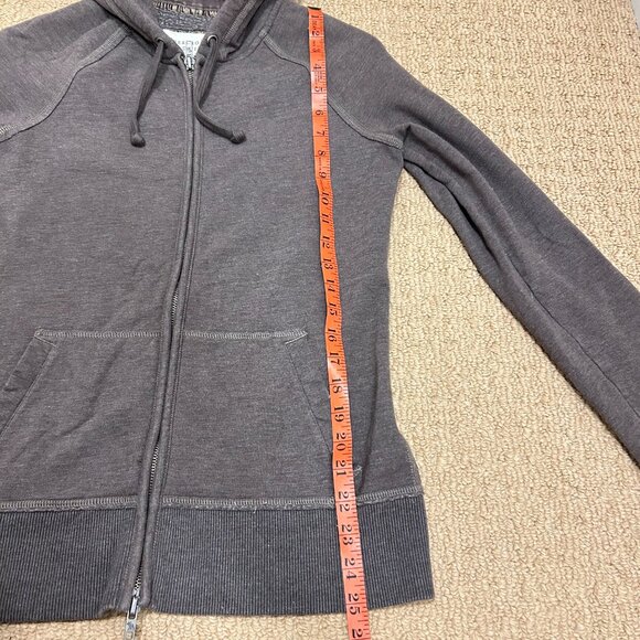 Abercrombie & Fitch graphic zippered hoodie brown - Picture 9 of 10